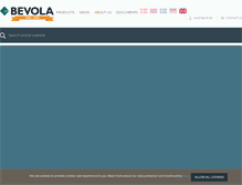Tablet Screenshot of bevola.com