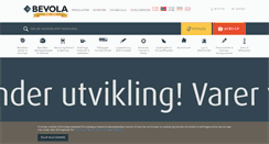 Desktop Screenshot of bevola.no